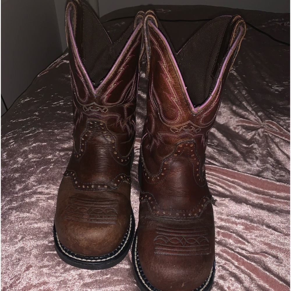 Cute Justin Gypsy steel toed boot